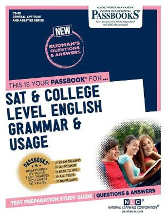 SAT & College Level English Grammar & Usage by National Learning Corporation 9781731867568