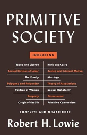 Primitive Society by Robert H Lowie 9780871400086