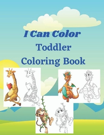 I Can Color Toddler Coloring Book: Kids Coloring Books Animal, Preschool Coloring Book, 8.5 x 11 in by Aicha Publiching 9798710720431