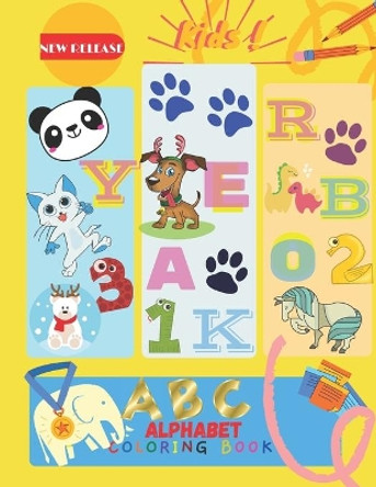 ABC Alphabet Coloring Book: Funny Book For with Toddler with Good strategy to learn Numbers, alphabet, name of fruits and picture for coloring ages 2-4 by Yanex Fid Hot 9798653241291