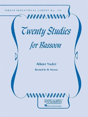 Twenty Studies for Bassoon by Albert Vaulet 9781540001504