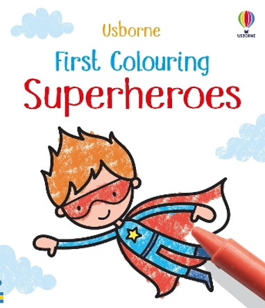 First Colouring Superheroes by Kate Nolan 9781801319140