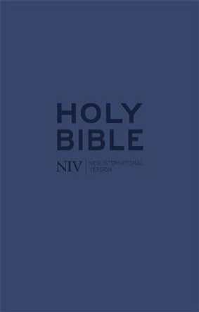 NIV Tiny Navy Soft-tone Bible with Zip by New International Version