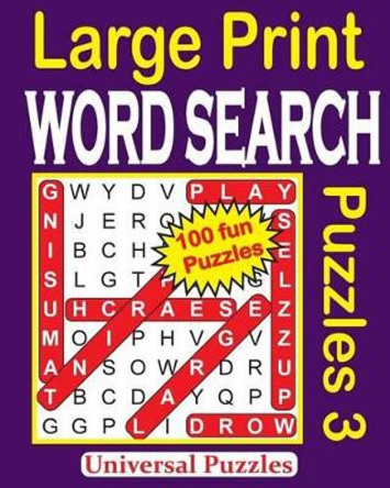 Large Print Word Search Puzzles by Universal Puzzles 9781533303523