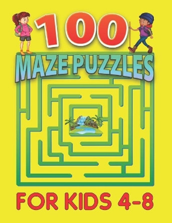 100 Maze Puzzles for Kids 4-8: Maze Activity Book Workbook for Games, Puzzles, and Problem-Solving for kids, Preschool to Kindergarten, girls, boys by Bhabna Press House 9798653981319