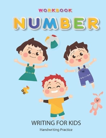 Number Writing for kids: Handwriting Practice Book For Kids Writing Page and Coloring Book: Numbers 1-10: For Preschool, Kindergarten, and Kids Ages 3+:8.5x11: 50 pages: Cute Three Kids Yellow Cover by Thanasorn Tongmakkul 9798674966593