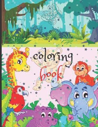 coloring book: coloring book for kids Jungle vibrant coloring Animal /coloring / adult coloring/colored pencils/good quality/ coloring books for adults by Nirmal Bikash 9798700420563