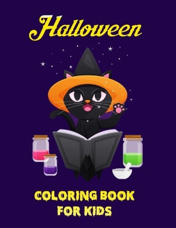 Halloween Coloring Book For Kids: 120 pages cute halloween coloring book 8.5 x 11 best size by Masab Press House 9798682616428