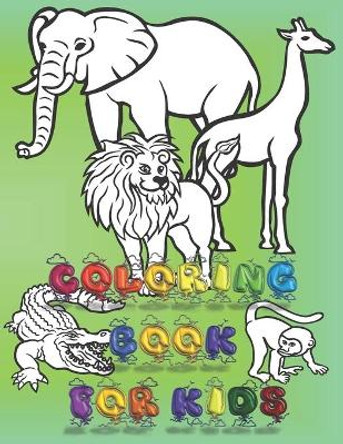 coloring book for kids: Coloring Books For Kids Awesome Animals: For Kids Aged 3-7 by Madhar 9798651809912