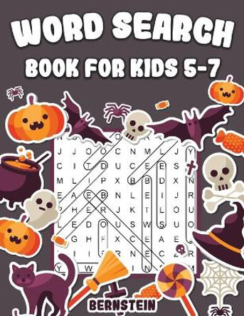 Word Search for Kids 5-7: 200 Fun Word Search Puzzles for Kids with Solutions - Large Print - Halloween Edition by Bernstein 9798690439408