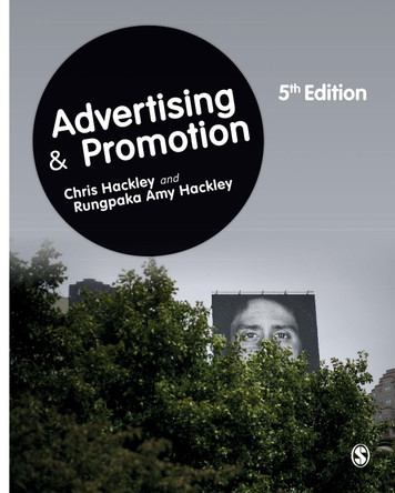 Advertising and Promotion by Chris Hackley