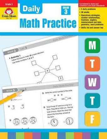 Daily Math Practice, Grade 3 by Evan-Moor Educational Publishers