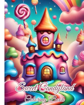 Sweet Candyland Coloring Book: Delicious Sweets and Treats, Sweets Gingerbread House Coloring Book For Kids by Thy Nguyen 9798881352783