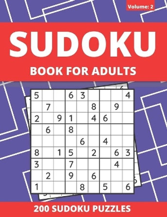 Sudoku Book For Adults: 200 Medium Sudoku Puzzles For Adults And Seniors (Volume: 2) by Funafter Books 9798708954817