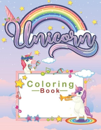 Unicorn Coloring Book: For Kids Ages 4-8 by Goljar Hossen 9798599508229