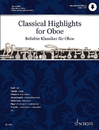Classical Highlights for Oboe Arranged for Oboe and Piano (Via PDF Download) by Kate Mitchell 9781705162361