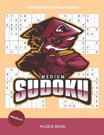 Medium Sudoku Puzzle Book: 100 Large Print Difficult Sudoku Puzzles For Adults and Seniors With Solutions (vol.3) by Ziesmerch Publishing 9798567098981