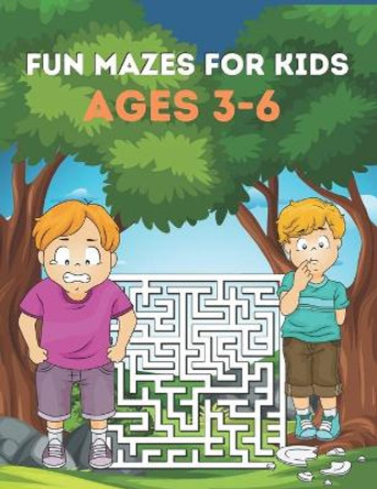 Fun Mazes for Kids Ages 3-6: Mazes Puzzles book for kids: Puzzles and Problem-Solving. father gift for kids in birthday. Christmas gift for mother in Children by Rossy Press House 9798596503241