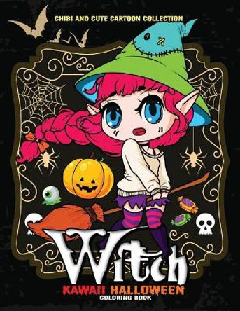 Kawaii Halloween Coloring Book: Fun and Beautiful Coloring Pages for Stress Relieving Design by Rocket Publishing 9781720246091