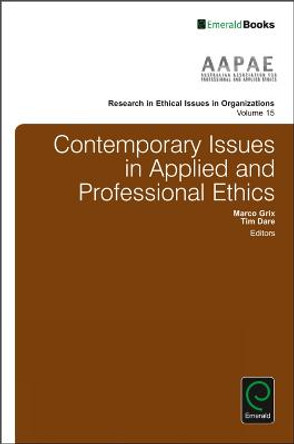 Contemporary Issues in Applied and Professional Ethics by Marco Grix