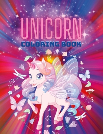 Unicorn Coloring book by Ashley Aonyea 9781387519118