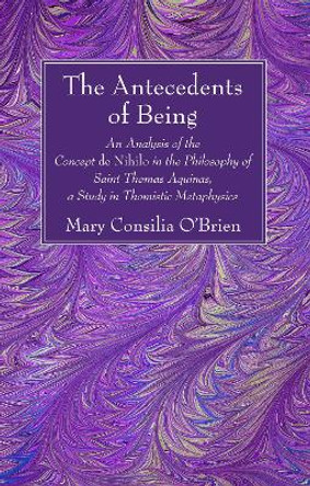 The Antecedents of Being by Mary Consilia O'Brien 9781498294867