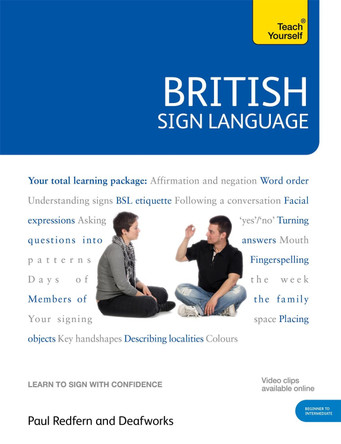 British Sign Language: Teach Yourself: Book and DVD Pack by Paul Redfern