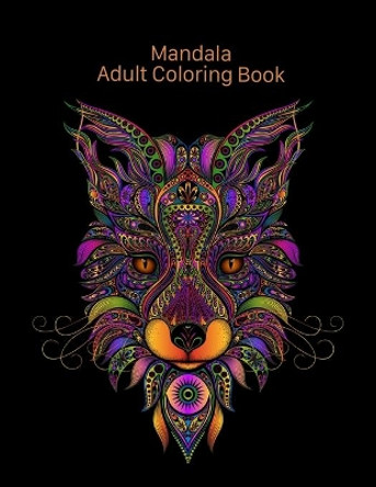 Mandala Adult Coloring Book: Coloring for adults with protein, ostriches, rhinos and many other by May Allison 9798674626008