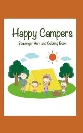 Happy Campers: Scavenger Hunt and Coloring Book by Happy Campers 9798714182891