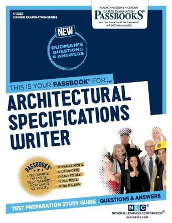 Architectural Specifications Writer by National Learning Corporation 9781731832221