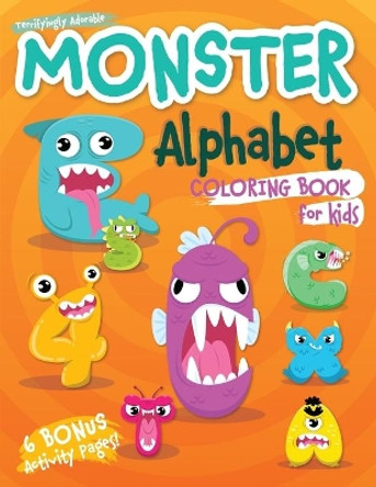 Monster Alphabet Coloring Book for Kids: 50 Cute Monster Letters A-Z and Numbers 0-9 Coloring and Activity Pages for Kids - 108 Pages 8.5x11 (Coloring Book for Kids Ages 5-9) by Hello Frello 9798746583406