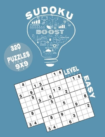 Sudoku 320 puzzles Level easy: Huge Collection of 320 Puzzles and Solutions levels of difficulty easy tons of fun for your brain by Iliams Willey 9798646233654