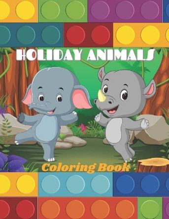 Holiday Animals - Coloring Book by Faye Krige 9798679856530