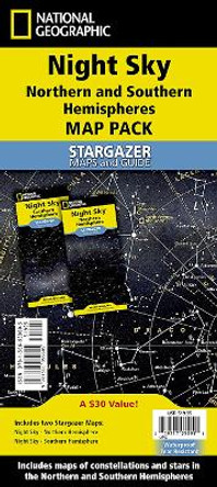 National Geographic Night Sky (Stargazer Folded Map Pack Bundle) by National Geographic Maps 9781566959605
