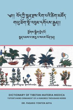 Dictionary of Tibetan Materia Medica (Bod kyi sman rdzas rig pa'i tshig mdzod): Yutok's Mind Ornament of a Hundred Thousand Herbs (G.yu thog sngo 'bum dgongs rgyan) by Pasang Yonten Arya 9782970146414