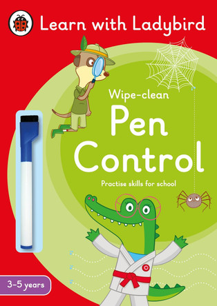 Pen Control: A Learn with Ladybird Wipe-Clean Activity Book 3-5 years: Ideal for home learning (EYFS) by Ladybird