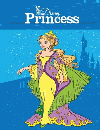 Disney Princess: Adult Coloring Book: Beautiful designs to Inspire your Creativity and Relaxation. by Mainland Publisher 9781950772544