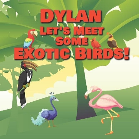 Dylan Let's Meet Some Exotic Birds!: Personalized Kids Books with Name - Tropical & Rainforest Birds for Children Ages 1-3 by Chilkibo Publishing 9798560967963