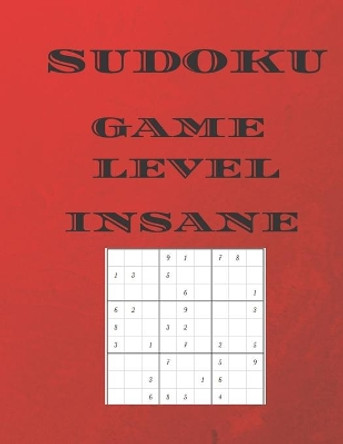 Sudoku Game Level Insane: large sudoku 160 puzzle book by Cannonbooks 9798675162710