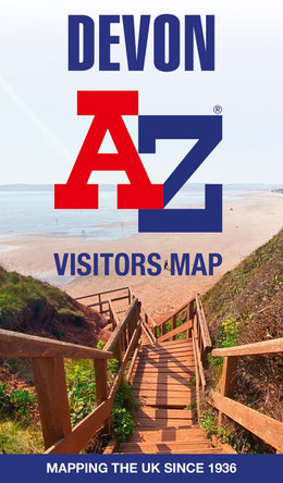 Devon A-Z Visitors Map by A-Z maps