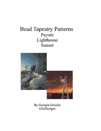 Bead Tapestry Patterns Peyote Lighthouse Sunset by Georgia Grisolia 9781534873704