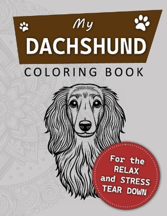 Dachshund: Coloring book for adults and children by My Color Books 9798872536352