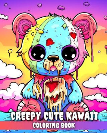 Creepy Cute Kawaii Coloring Book: Spooky and Cute Kawaii Coloring Sheets for Adults and Teens by Regina Peay 9798880696895