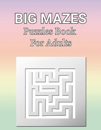 Big Mazes Puzzles Book For Adults: Two-Player Mazes Activity Book for Kids Star - Double - Quad Mazes Books - Gift Idea For Birthday, Anniversary, Holidays, Trip Tons of Challenge and Fun for your Brain by Priscilla Connor Publisher 9798591052669