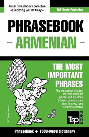 English-Armenian phrasebook and 1500-word dictionary by Andrey Taranov 9781784924461