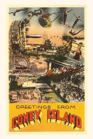 Vintage Journal Greetings from Coney Island, New York City by Found Image Press 9781669512394