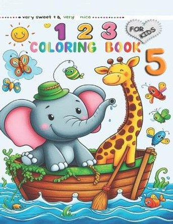 1,2,3 Coloring Book for Kids: Coloring Book 123 by Lusika 2000 Editorial 9798878516525