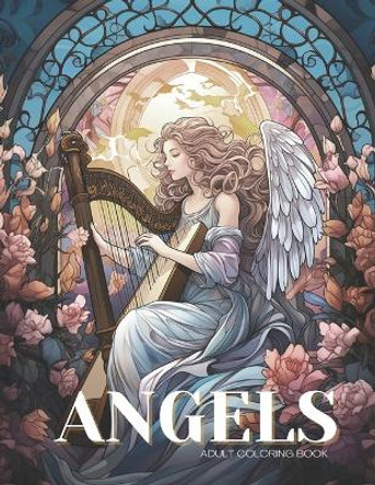 Angels: Serenity Coloring Book for Adults by Wander Lvst 9798870243153