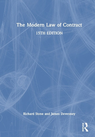 The Modern Law of Contract Richard Stone 9781032626826