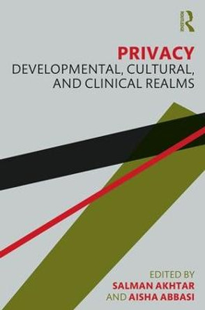 Privacy: Developmental, Cultural, and Clinical Realms by Salman Akhtar